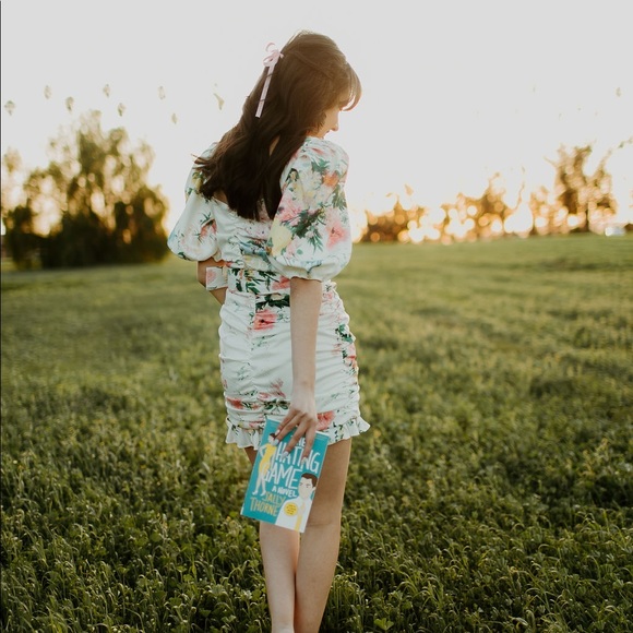 Spring Floral Mini Dress - Picture 2 of 5